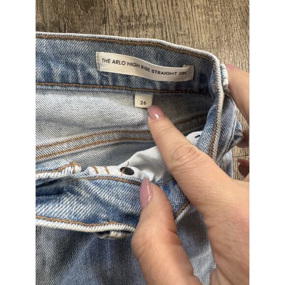 Artizia Denim Forum Jeans Women’s The Arlo High Rise Straight 26L Button Fly - Picture 4 of 12